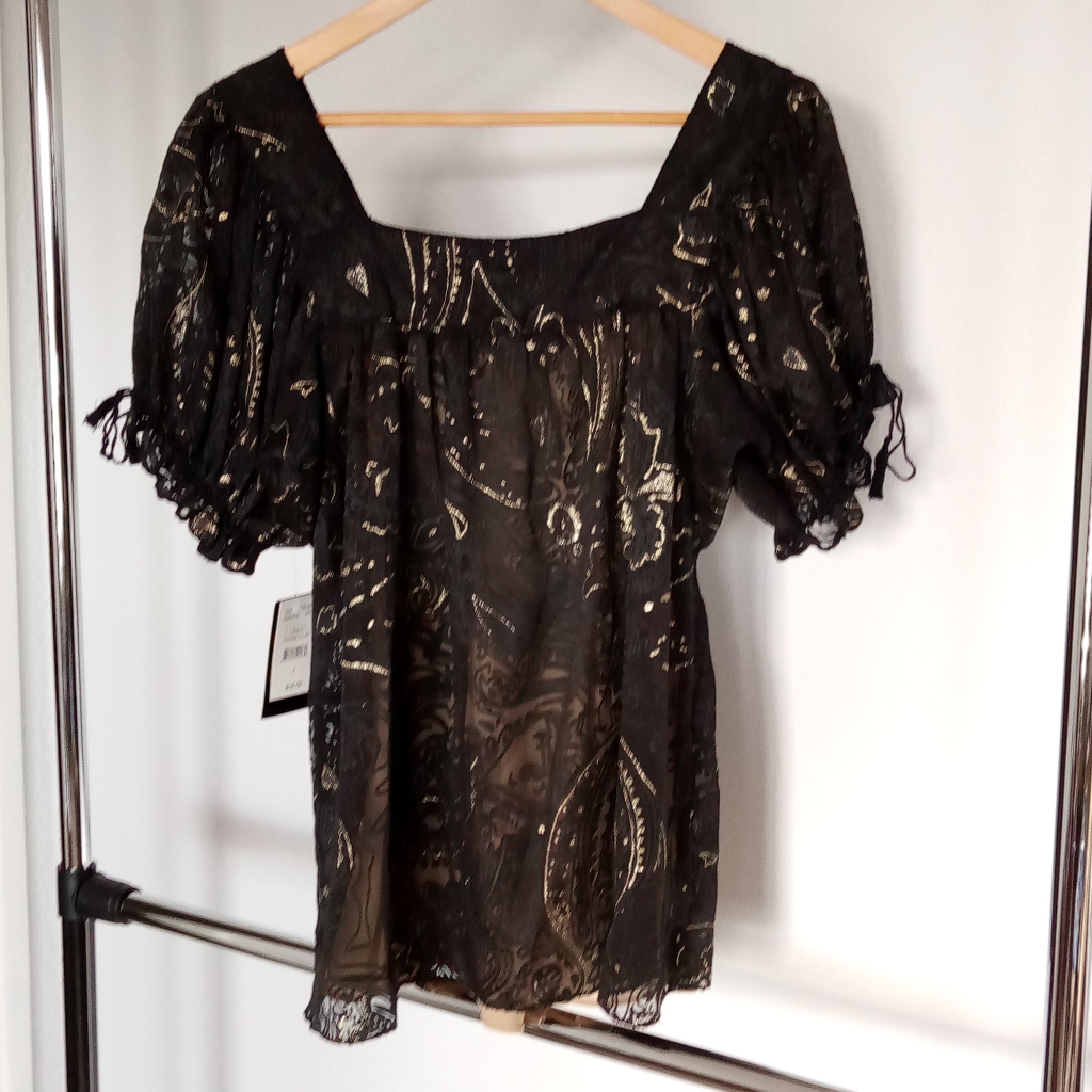 (Nwt) Nicole Miller Blouse Size 8